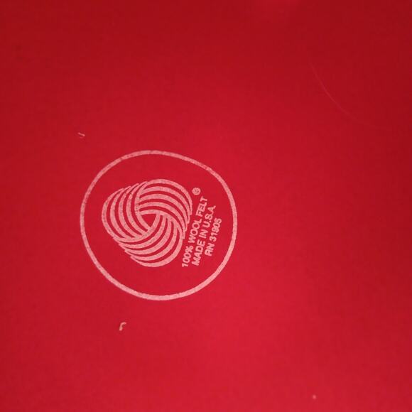 Scala Red Wool Felted  Hat 100% Wool - Picture 3 of 6